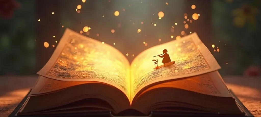Book Zero — the book that glows: eighteen thousand verses.